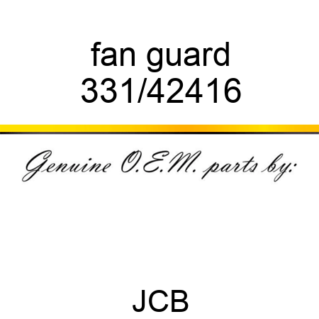 fan guard 331/42416