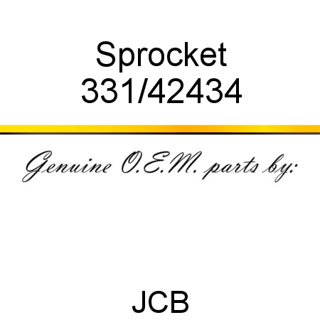 Sprocket 331/42434
