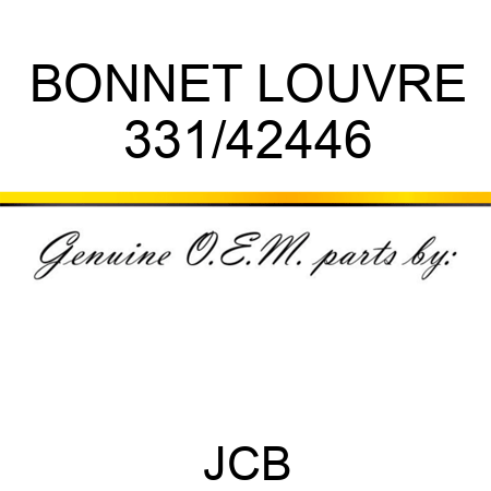 BONNET LOUVRE 331/42446