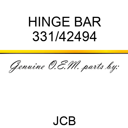 HINGE BAR 331/42494