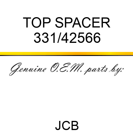 TOP SPACER 331/42566