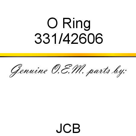 O Ring 331/42606