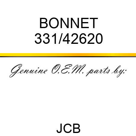 BONNET 331/42620