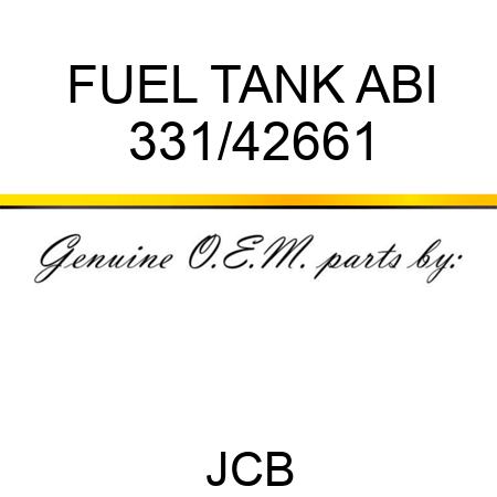 FUEL TANK ABI 331/42661