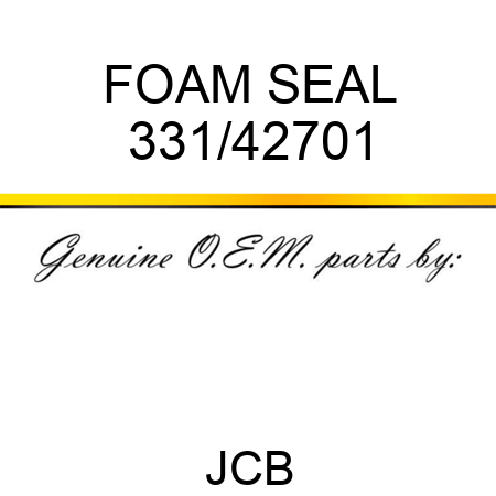 FOAM SEAL 331/42701