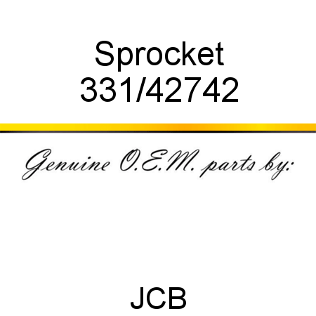 Sprocket 331/42742