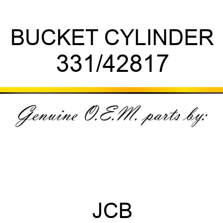 BUCKET CYLINDER 331/42817