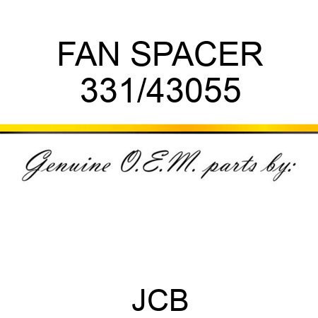 FAN SPACER 331/43055