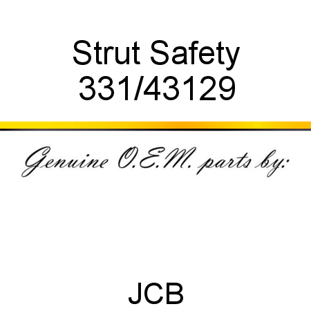 Strut, Safety 331/43129