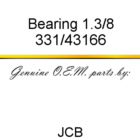 Bearing, 1.3/8 331/43166