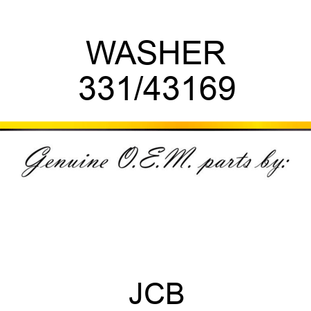 WASHER 331/43169