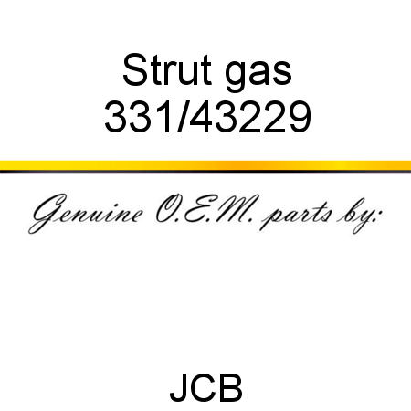 Strut, gas 331/43229
