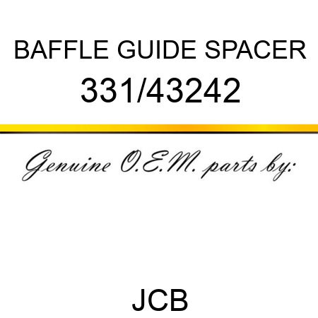 BAFFLE GUIDE SPACER 331/43242