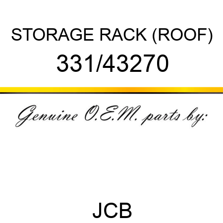 STORAGE RACK (ROOF) 331/43270