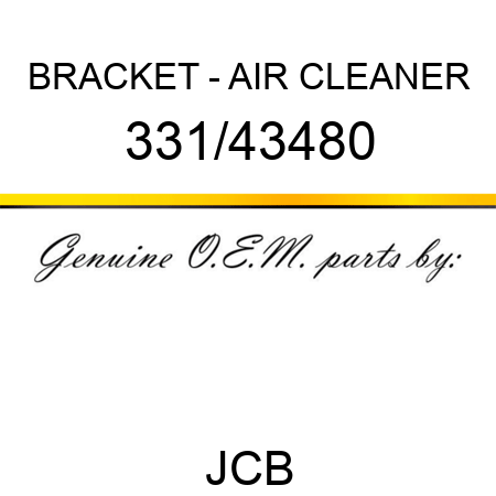 BRACKET - AIR CLEANER 331/43480