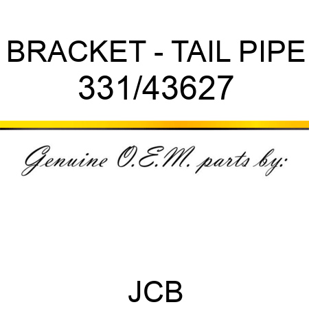 BRACKET - TAIL PIPE 331/43627