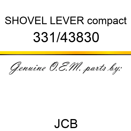 SHOVEL LEVER compact 331/43830