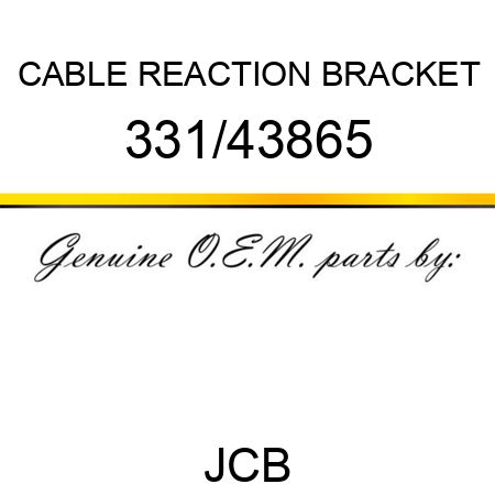 CABLE REACTION BRACKET 331/43865