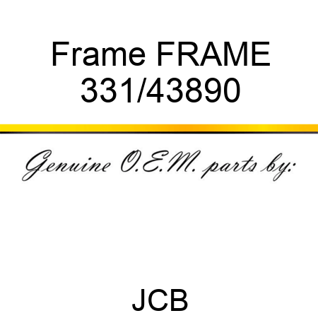 Frame FRAME 331/43890