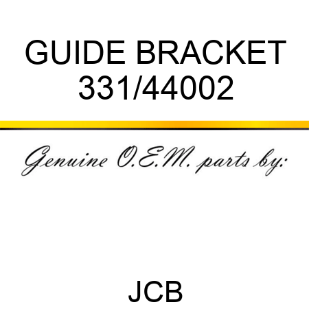 GUIDE BRACKET 331/44002