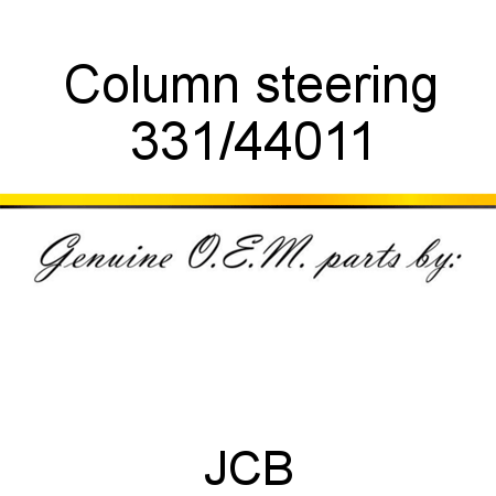 Column, steering 331/44011