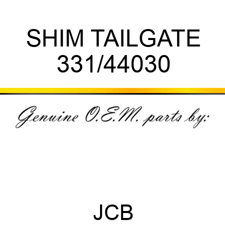 SHIM TAILGATE 331/44030