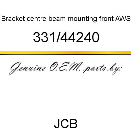 Bracket, centre beam mounting, front AWS 331/44240