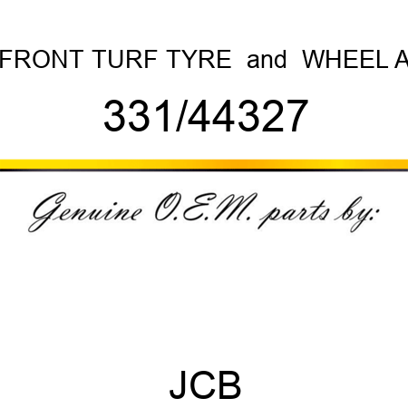 FRONT TURF TYRE & WHEEL A 331/44327