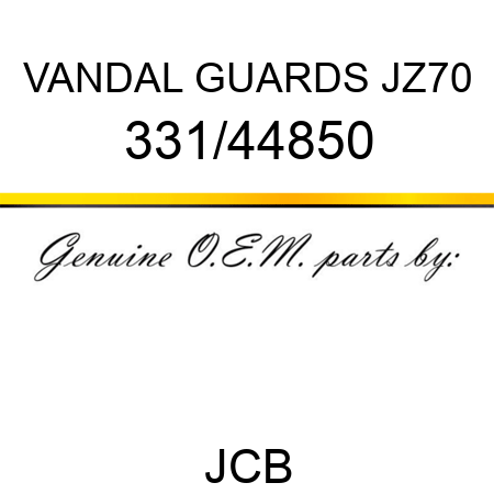 VANDAL GUARDS JZ70 331/44850