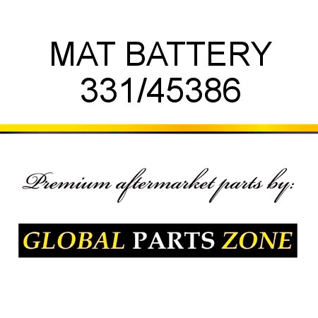 MAT BATTERY 331/45386