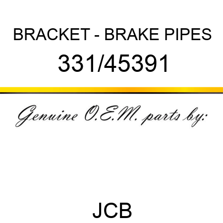 BRACKET - BRAKE PIPES 331/45391