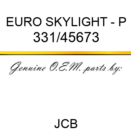 EURO SKYLIGHT - P 331/45673