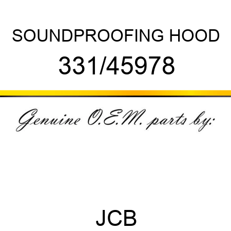 SOUNDPROOFING HOOD 331/45978