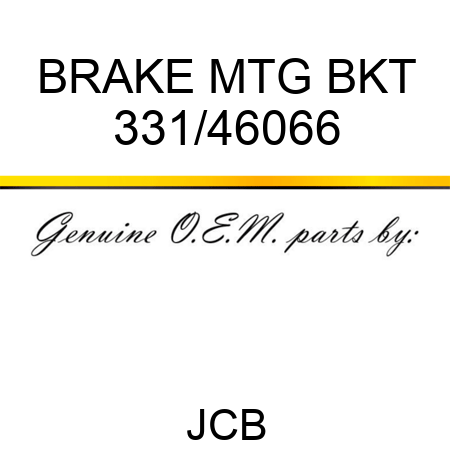BRAKE MTG BKT 331/46066