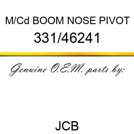 M/Cd BOOM NOSE PIVOT 331/46241