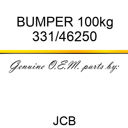 BUMPER 100kg 331/46250