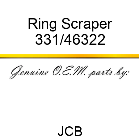 Ring Scraper 331/46322