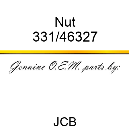 Nut 331/46327