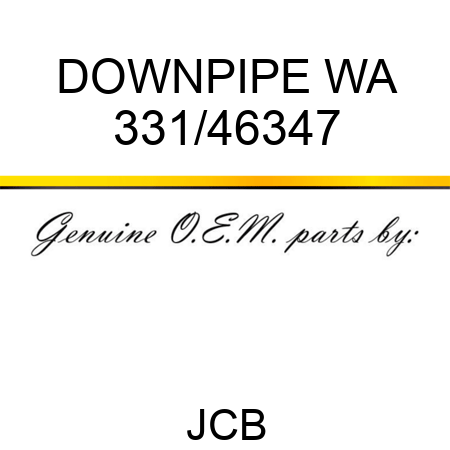 DOWNPIPE WA 331/46347