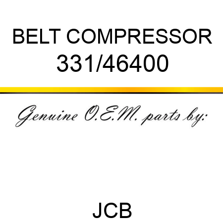 BELT COMPRESSOR 331/46400