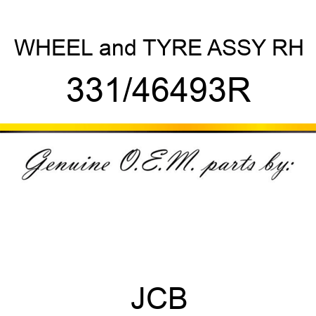 WHEEL&TYRE ASSY RH 331/46493R