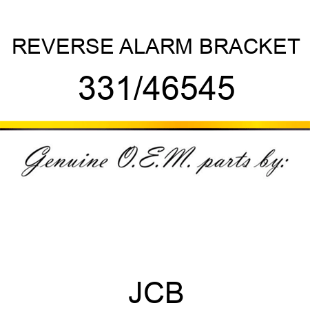 REVERSE ALARM BRACKET 331/46545