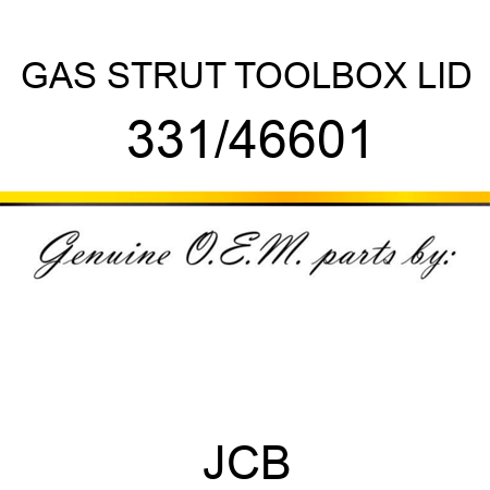 GAS STRUT TOOLBOX LID 331/46601