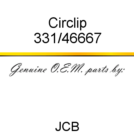 Circlip 331/46667