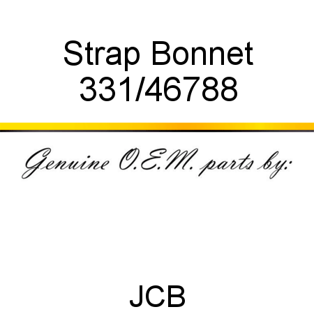 Strap, Bonnet 331/46788
