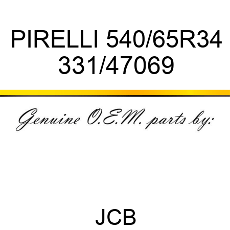 PIRELLI 540/65R34 331/47069