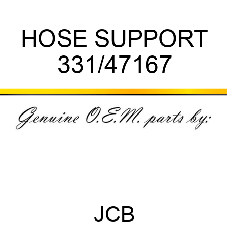 HOSE SUPPORT 331/47167
