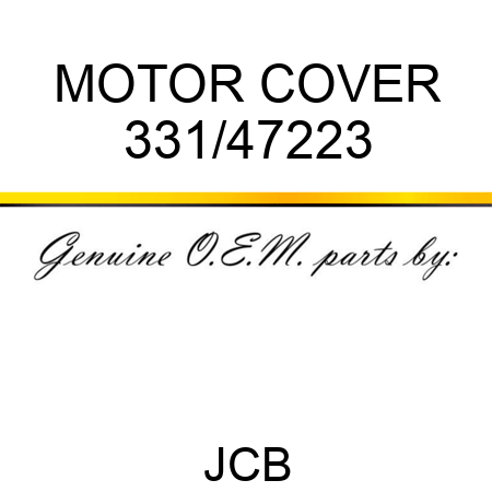 MOTOR COVER 331/47223