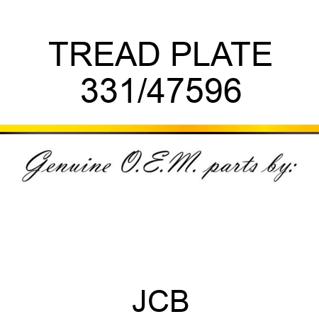TREAD PLATE 331/47596
