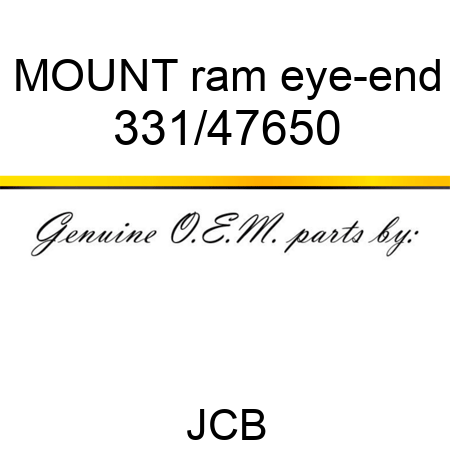 MOUNT ram eye-end 331/47650